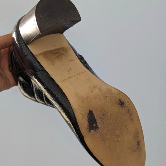 Marc Fisher Leather zip up booties - Picture 6 of 10